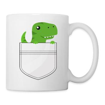 Pocket Dino - Mug - white - Right