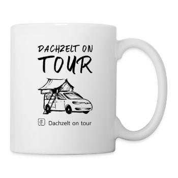 Dachzelt on tour - Motiv 1 - Tasse - Weiß - Rechts