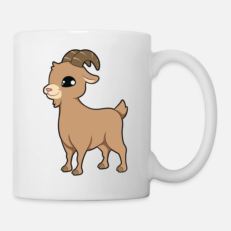 Ziege - Tasse - Weiß
