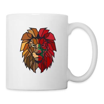 Morocco lion polygon - Mug - white - Right