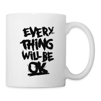 Tout ok citations - Mug blanc - blanc - Droite
