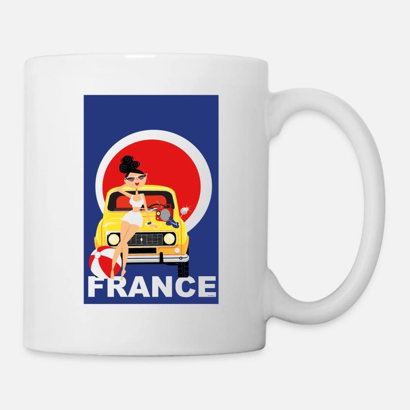 Automobile - Mug blanc - blanc