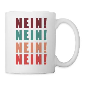 Non, non ! Non, non ! Non, non ! Non, non ! - Mug blanc - blanc - Droite