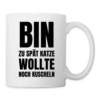 maine coon statement geburtstag kleines tier - Tasse - Weiß - Rechts