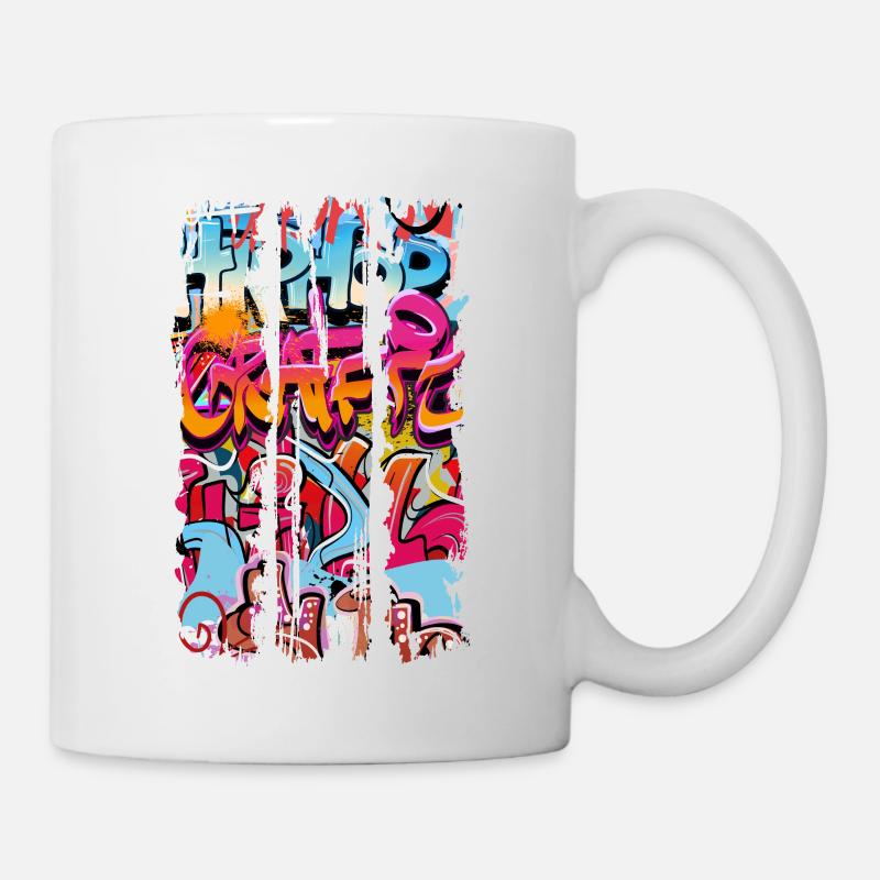 Graffiti - Tasse - Weiß