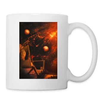 Regardez-le brûler - Mug blanc - blanc - Droite