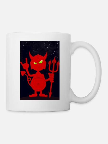 Le diable Rockt - Rock It (DDP, 2:3) - Mug blanc - blanc