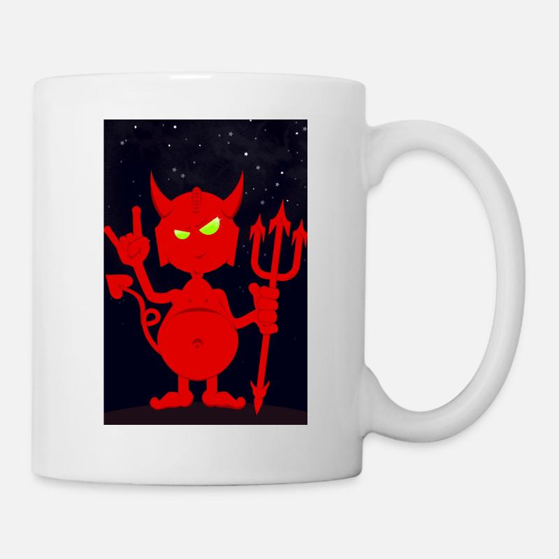 Le diable Rockt - Rock It (DDP, 2:3) - Mug blanc - blanc