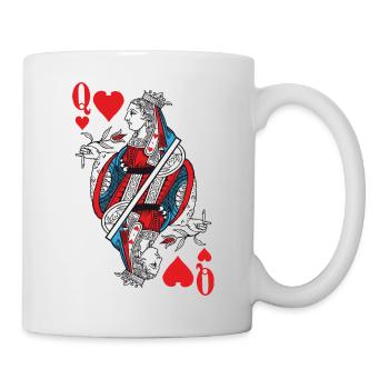 REINE DE COEUR - Mug blanc - blanc - Droite