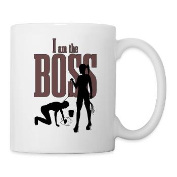 i am the Boss - Tasse - Weiß - Rechts
