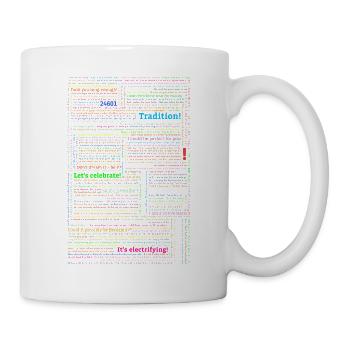 200 Albums musicaux - Mug blanc - blanc - Droite