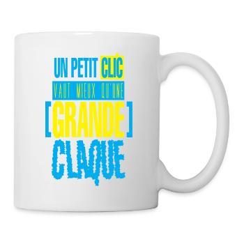Message sécurité routière belge - Mug blanc - blanc - Droite