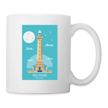Phare d ECKMUHL - Mug blanc - blanc - Droite