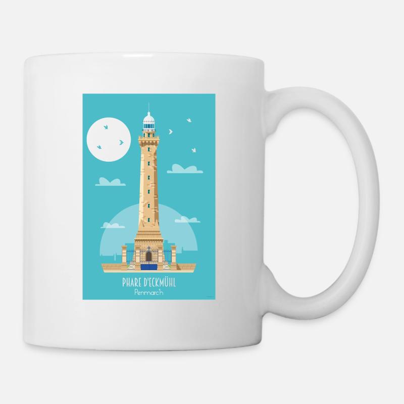 Phare d ECKMUHL - Mug blanc - blanc
