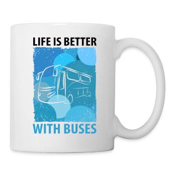 Bus Bus Driver School Bus Bus Bus Driver - Mug - white - Right