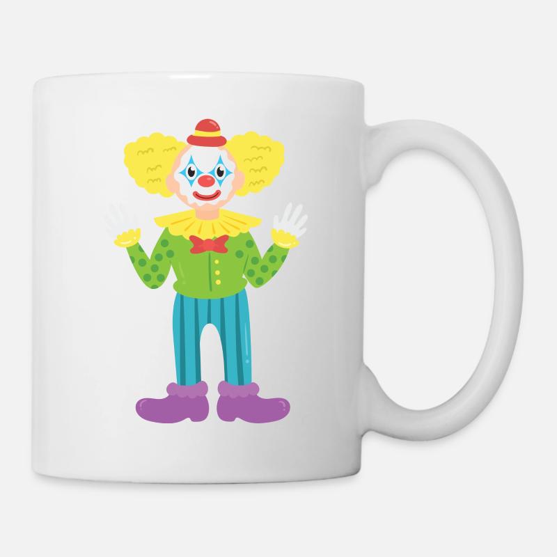 Clown - Tasse - Weiß