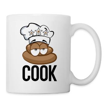 COOK KOCH KOCH CHEF ÉTOILÉ - Mug blanc - blanc - Droite