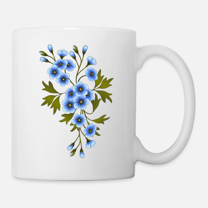 Fleur - Mug blanc - blanc
