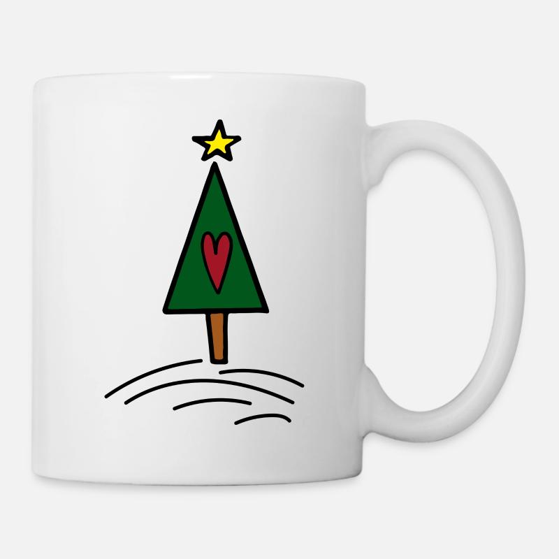 Weihnachten - Tasse - Weiß