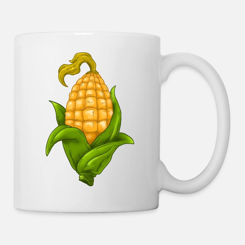 Épi de maïs - Mug blanc - blanc