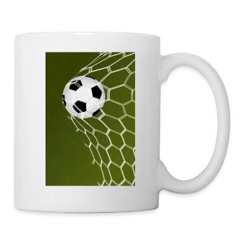 Goal ! Ballon de foot - Mug blanc - blanc - Droite