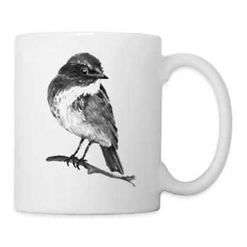 Oiseau - Mug blanc - blanc - Droite