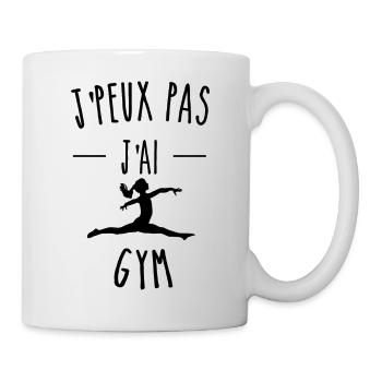 je peux pas j ai gym humour sport - Mug blanc - blanc - Droite