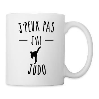 je peux pas j ai judo humour sport - Mug blanc - blanc - Droite