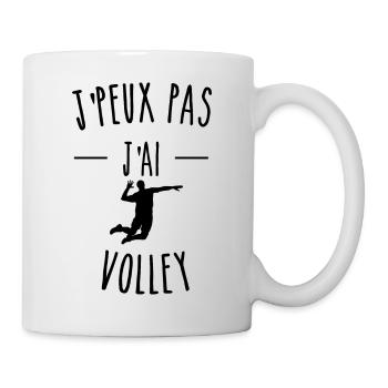 je peux pas j ai volley homme - Mug blanc - blanc - Droite