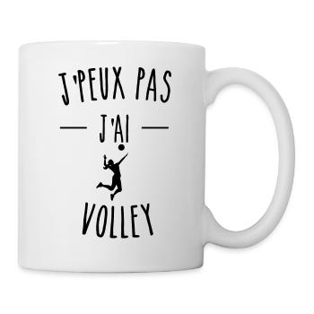 je peux pas j ai volley femme - Mug blanc - blanc - Droite