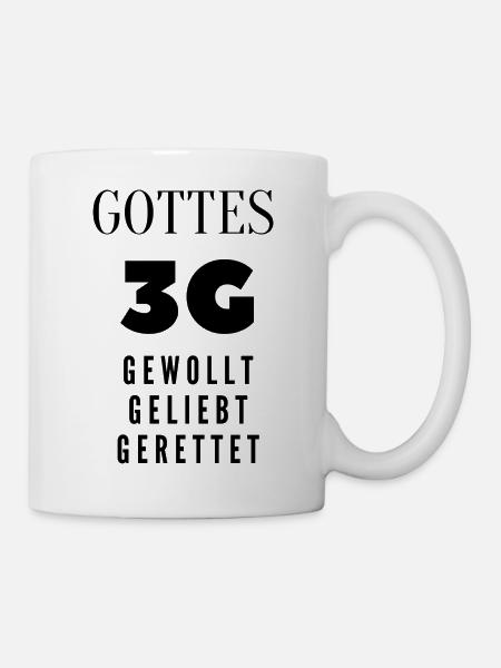 Gottes 3G - Tasse - Weiß