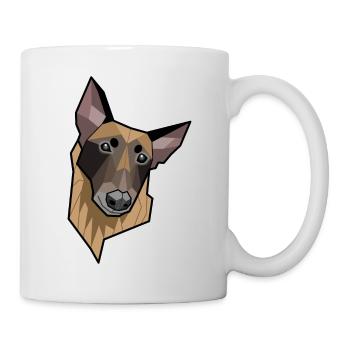 Geometric Malinois - Mug - white - Right