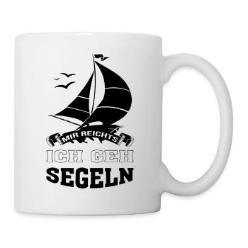 Mir Reicht es Ich gehe Segeln - Tasse - Weiß - Rechts