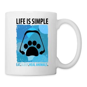Veterinarian Pet Animal Keeper Veterinary Assistant - Mug - white - Right
