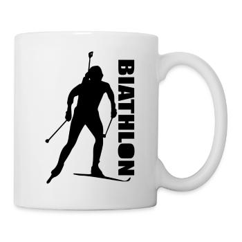 Biathlon Ski - Mug - white - Right