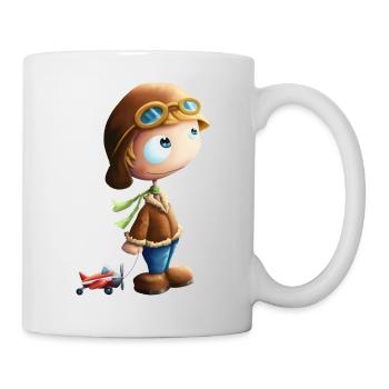 aviateur - Mug blanc - blanc - Droite
