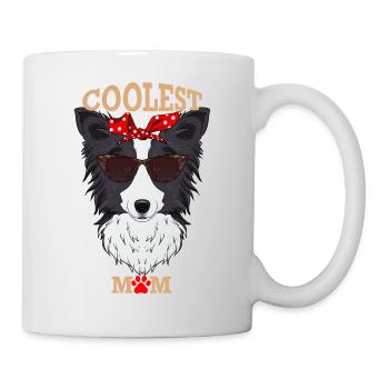 Coolest Dog Mom I Border Collie Mom I Border - Mug - white - Right