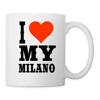 I love my Milano - cool Milan T-shirt - Mug - white - Right