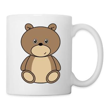 ours en peluche - Mug blanc - blanc - Droite