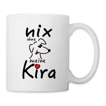 Nicht's ohne Hündin Kira - Tasse - Weiß - Rechts