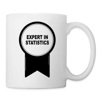 Expert in Statistics - Mug - white - Right