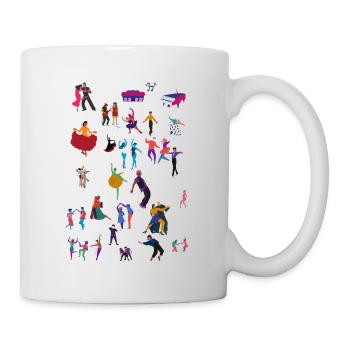 dancing - Mug - white - Right