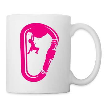 Bouldern Klettern Climbing - Tasse - Weiß - Rechts
