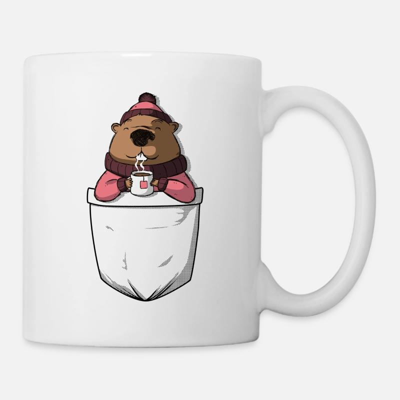 Marmotte - Mug blanc - blanc