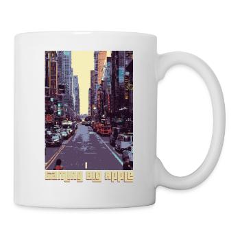 Gaming Big Apple - NYC Retro GTA Gamer Design - Mug - white - Right
