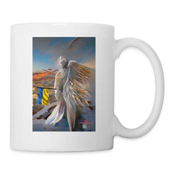 Ange pour l’Ukraine - Mug blanc - blanc - Droite