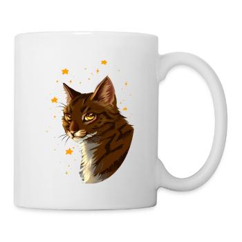 Brambleclaw Bramblestar Brombeerkralle Katze Tiger - Tasse - Weiß - Rechts