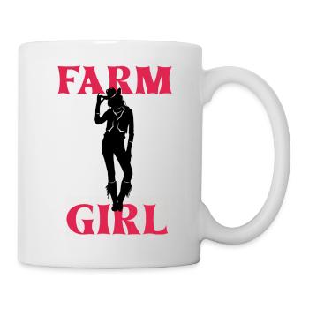 Farmgirl Farm Girl Girl on the Farm Stable - Mug - white - Right