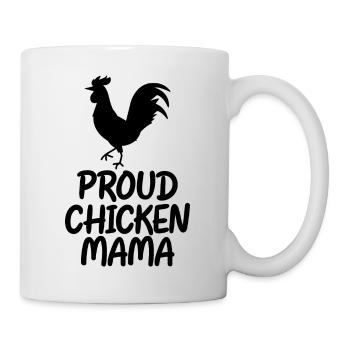 Proud Chickens Mom - Mug - white - Right