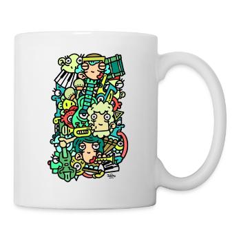 Japajazz par Juliooz - Mug blanc - blanc - Droite